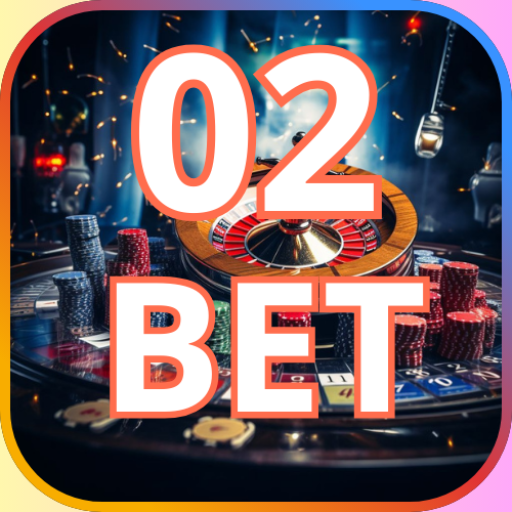 Imagem promocional da 02BET mostrando a plataforma e suas vantagens